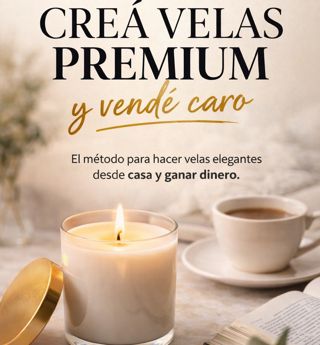 Emprende con velas artesanales+3 bonos y gana mas de $600.000 al mes